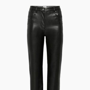 Wilfred | The Melina Pant | Size 0 | Black Leather | NEW